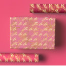 Search for pink metallic wrapping paper Vintage