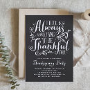 Search for thanksgiving invitations Thankful