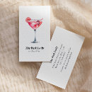 Search for cocktail business cards Watercolor