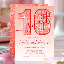 Search for red glitter invitations Trendy