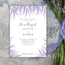 Search for violet wedding invitations Elegant