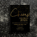 Search for new years invitations Gold