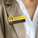 Search for yellow name tags Logo