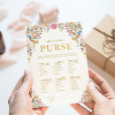 Search for whats in your purse bridal shower games Wildflower