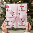 Search for bear christmas wrapping paper Vintage