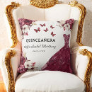 Search for quinceanera cushions Floral watercolor
