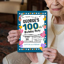 Search for 100 year celebration invitations 100th