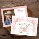 Search for rodeo thank you cards Pink