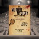 Search for crime invitations Dinner party