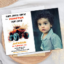 Search for red truck birthday invitations Monster