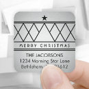 Search for silver star return address labels Elegant