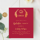 Search for red 4x5 invitations Gold