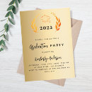 Search for laurel invitations Gold