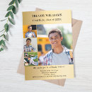 Search for womens graduation invitations Gold