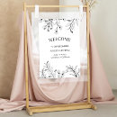Search for welcome to our beginning wedding signs Black and white