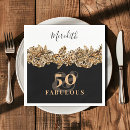 Search for luxury napkins 50th