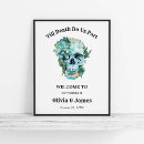 Search for gothic wedding signs Floral skull