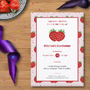 Search for baby food invitations Strawberry