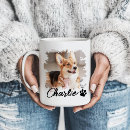 Search for cute pet mugs Black and white