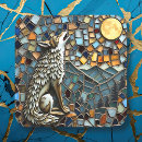 Search for wolf howling moon stickers Nature