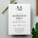 Search for staff party invitations Black and white