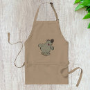 Search for funny cartoon character aprons Playful bear design