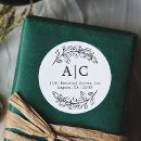 Search for black and white address stickers Simple