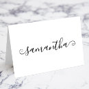Search for flat place cards Calligraphy