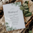 Search for leaves wedding invitations Green