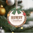 Search for cowboy christmas tree decorations Horseshoe