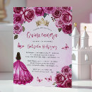Search for pink brown quinceanera invitations Quinceañera