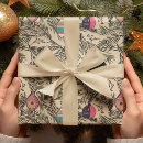 Search for trendy christmas wrapping paper Botanical