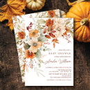 Search for fall blossom invitations Rustic