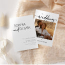 Search for modern photo wedding invitations Unique