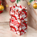 Search for vintage santa claus gift bags Red