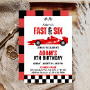 Search for boy six birthday invitations 6th