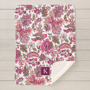 Search for vintage blankets Botanical