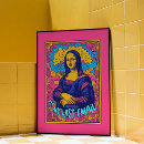 Search for the mona lisa posters Funny