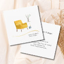 Search for table business cards Watercolor