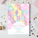Search for rainbow 1st birthday invitations For kids