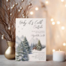 Search for winter wonderland baby shower invitations Snowy