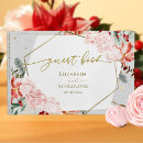 Search for winter wedding guest books Gold foil