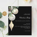 Search for black and silver christmas invitations Business