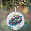 Search for cars christmas tree decorations Watercolor