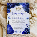 Search for royal blue gold quinceanera invitations Butterflies