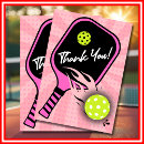 Search for pickleball thank you cards Pink