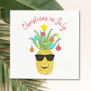 Search for tropical christmas napkins Christmas in july