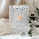 Search for oh deer baby shower invitations Blue