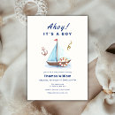 Search for sailboat baby shower invitations Summer