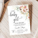 Search for dusty pink floral invitations Greenery